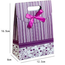 Paper Shopping Gift Bag with Butterfly Ornament Handle